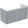 Ideal Standard Connect Air - Skrinka pod umývadlo 1000 mm, 2 zásuvky, svetlá šedá E0821EQ