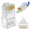 50x KONCOVKY ZÁSTRČKY RJ45 50x KONCOVKA ZÁSTRČKA RJ 45 RJ-45 PRE SIEŤOVÝ KÁBEL