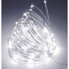 Dekoratívna nano reťaz na batérie 50 LED/5 m bílá teplá