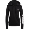 DÁMSKA BLUZA ADIDAS ESSENTIALS LINEAR FUL ZIPP HOODIE ČIERNA GL0791 r S