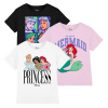 Disney Girls T-Shirts 3 Pack Princess Goal 3-4 roky