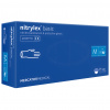 Mercator Medical Nitrylex Basic Blue Jednorázové nepúdrované rukavice modré 100 ks