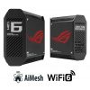 WiFi systém ASUS ROG Rapture GT6 (2-pack, Black) (90IG07F0-MU9A20)