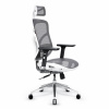 Kancelárska ergonomická stolička Diablo V-Basic, bielo-šedá