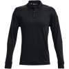 Under Armour Armour Tac Performance Polo Ls 2.0 Shirt Mens Black L