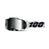 ARMEGA 100% brýle ATAC, stříbrné plexi M150-807