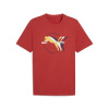 Pánske Tričko s krátkym rukávom PUMA GRAPHICS MULTIPLE CAT LOGO TEE 68482615 – Červená