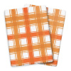 SVITAP Bambusové bavlnené 3ks kuchynské utierky 860 veľká kocka oranžová Bavlna/Bambus 3ks 50x70 cm