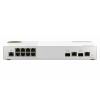 QNAP riadený switch QSW-M2108-2C (8x 2,5GbE RJ45 a 2x kombinované 10GbE SFP+ / RJ-45) QSW-M2108-2C