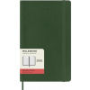 Moleskine A5 denný 2025 tmavo zelený