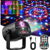 LED Scénické Svetlá Laserový Projektor RGB Disco + DIAĽKOVÉ OVLÁDANIE