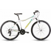 Horský bicykel - MTB Bike Romet Jolene 6,0 Rám 17 palcov biela zelená (MTB Bike Romet Jolene 6,0 Rám 17 palcov biela zelená)