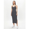 Tommy Hilfiger dámske tmavo modré pruhované šaty WW0WW37834 S