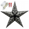 Star Lantern vitrážna sklenená lampa s LED žiarovkou 45 cm (Star Lantern vitrážna sklenená lampa s LED žiarovkou 45 cm)