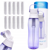 Filtračná fľaša Aqualogis Aqua&Go 0,75 l fialová