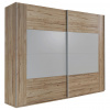Ti'me SKRIŇA S POS. DVER. – HOR.VED, sivá, dub artisan, 270/210/61 cm - Skrine - 000687018518