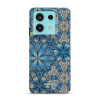 Odolný obal Mobiwear Elite Pro - Xiaomi Redmi Note 13 Pro 5G / Poco X6 5G - E108E Modré mandala květy (Odolné pouzdro, obal kryt Mobiwear Elite Pro - maximální ochrana mobilu, zesílené hrany, přesné v