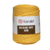 Špagát Macrame Rope 5 mm Špagát Macrame Rope 5 MM Tmavo žltá 764