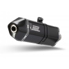 MIVV Výfuk kompletný 2x1 MIVV SPEED EDGE Y.058.LRB Oceľovo čierna