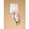 Mantra Loewe nástenná lampa 1x20 W biela-mosadzná 4735