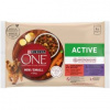Purina One Mini Adult Active hovädzie kačica v šťave 4 x 85 g