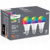 3x LED žiarovka E27 A65 15W RGB CCT stmievateľná Inteligentná WiFi LUMILED