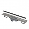 Alcadrain ALCA APZ15 MARBLE sprchový žlab 650 mm, do prostoru, boční odtok DN 50, rošt pro vložení dlažby, PP/nerez ocel