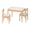 Ikea latt stolík + 2 detské stoličky (Ikea latt stolík + 2 detské stoličky)