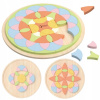 SKLADAČKA MANDALA DREVENÁ PUZZLE TETRIS MONTESSORI KOCKY CLASSIC WORLD