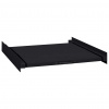 vidaXL Prídavná polica na práčku Čierna 60 x 60 x 8 cm Oceľ