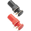 Pomona Electronics 73099-2 R / A 4 MM bezpečnostná zásuvka pre DPS červená; 73099-2