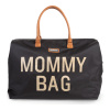 Childhome Prebaľovacia taška Mommy Bag Big Black Gold 55x30x40 čierna