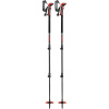 Palice LEKI Haute Route 3 dark anthracite/dark red/black 110-150
