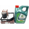 2 FILTRE + 4L OLEJA CASTROL 5W30 HONDA CIVIC VIII UFO 1.8