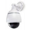 NEDIS NEDIS atrapa bezpečnostné kamery s blikajúcou LED / dome / IP44 / vonkajšia / biela