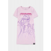 Princesses Disney Rapunzel Girls Short Sleeved T-shirt Dress Purple