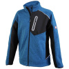 Leipold Doehle 4289-40-M Kardigan SKARA v benzínovej/čiernej melírovanej farbe, polyester a softshell s recyklovaným materiálom, veľkosť M Vel.: M petrolejová,; 4289-40-M
