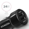 AXAGON PWC-5V5, nabíjačka do auta SMART, 2x port 5V-2,4A + 2,4A, 24W (PWC-5V5)