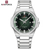NAVIFORCE Hodinky ST-38656 - Strieborná/Zelená