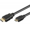PremiumCord Kábel 4K HDMI A - HDMI mini C, 1m