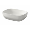 Cersanit Larga umývadlo 50x38.5 cm obdĺžnik pultové umývadlo sivá/kamenná K677-059
