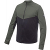 SENSOR COOLMAX THERMO pánská mikina celozip černá/olive green - XL