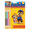 Tlapková Patrola - Mini omalovánky s pastelkami