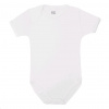 Luxusné bavlnené body krátky rukáv New Baby - biele - 98 (2-3 r)