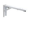 Sklopný držák police 240mm - biely [1pár] (PLS24W)