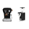 Ascaso Dream PID, Dark Black + Rocket Espresso GIANNINO, black/chrome