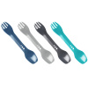 Príbor Lifeventure Ellipse Spork, 4-Pack, Multicolour