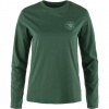 Fjällräven 1960 Logo T-shirt LS W, Veľkosť XS, Farba DEEP PATINA