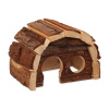 Domček SMALL ANIMAL Hobit drevený 15x10x9cm