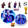 CUKROVÁ TLAČ Jedlý obrázok na tortu ROBERT LEWANDOWSKI BARCELONA POSTAVY MENO 10
